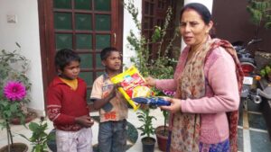 Distribution of Essential Things To Poor Kids